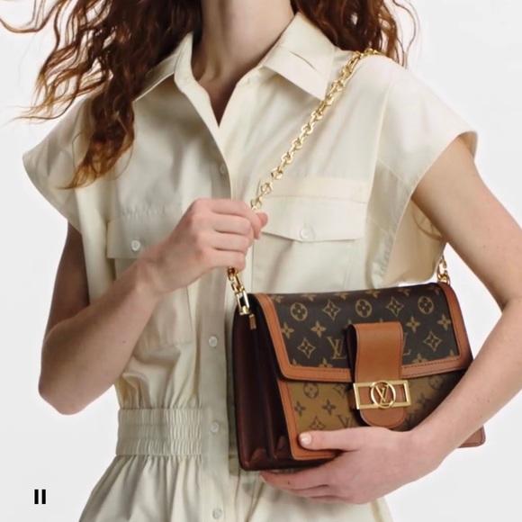 ❌SOLD❌Louis Vuitton Chunky Gold Tone Chain Strap - Picture 6 of 8